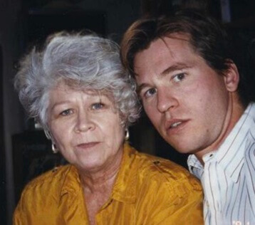 Gladys Kilmer with her son, Val Kilmer. 